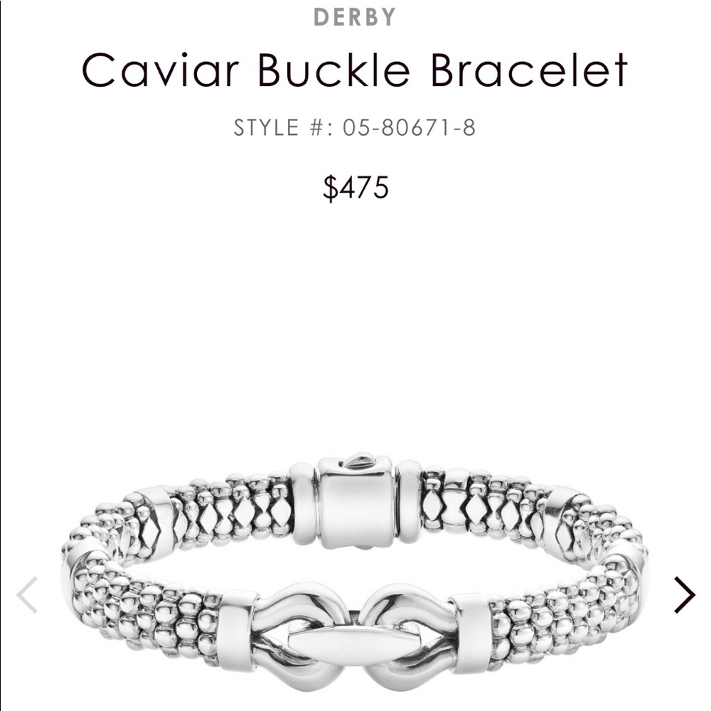 Lagos Derby Caviar Buckle Bracelet